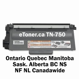 BROTHER TN-750 REMANUFACTURED IN CANADA 8K YIELD TONER CLICK HERE